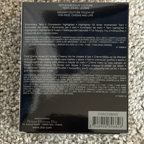 Vintage Dior Cosmetics Lady Dior Bag Charm Key Ring Palette - Picture 5 of 10